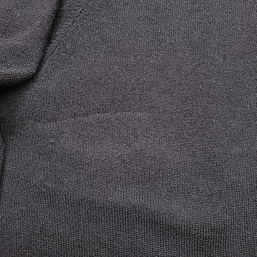 VTG Paramount Sweater Mens Large Black Crewneck Lambswool Made In England
